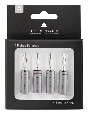 Triangle BP400 konektor banánik (set 4 kusy)