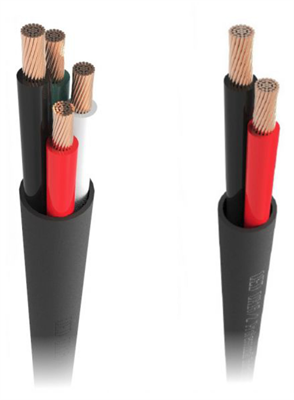 QED Pro QX 16/4 PE 4 x 1.5 mm čierna